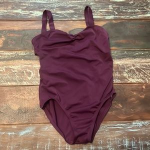 Large child dark purple Balera leotard